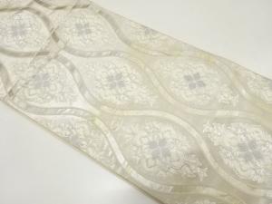 アンティーク　立涌に華紋織り出し袋帯（材料）